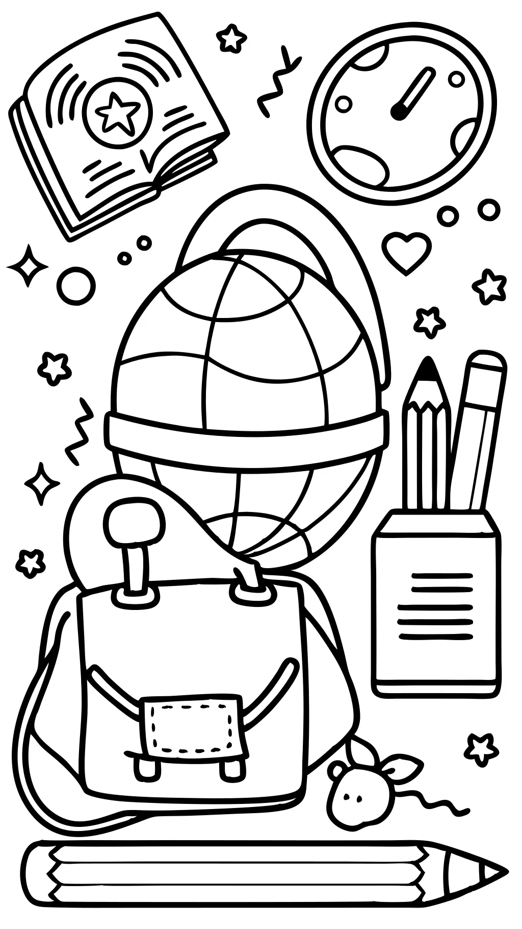 free back to school coloring pages